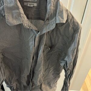 AMAZON ESSENTIALS check dress shirt.